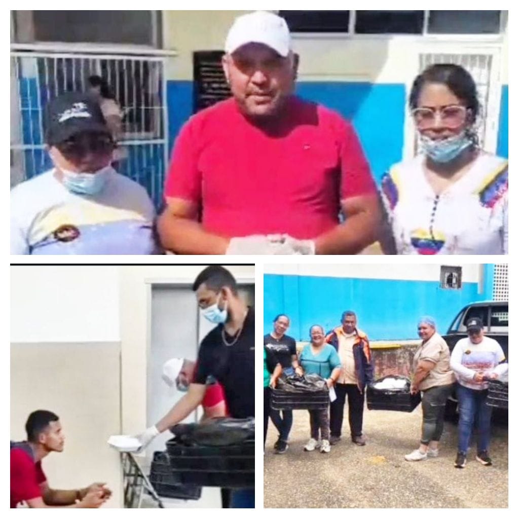 ​¡Juntos somos más fuertes y solidarios! Gobierno de Dios entrega almuerzos en centros de acopio y en el hospital de El Tigre