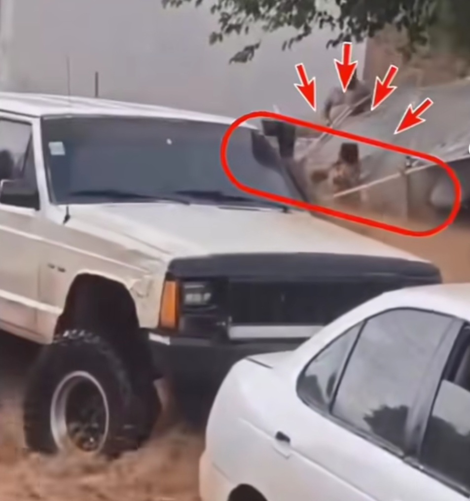 Héroes anónimos rescatan a una mujer arrastrada por la corriente durante una feroz tormenta en Nogales
