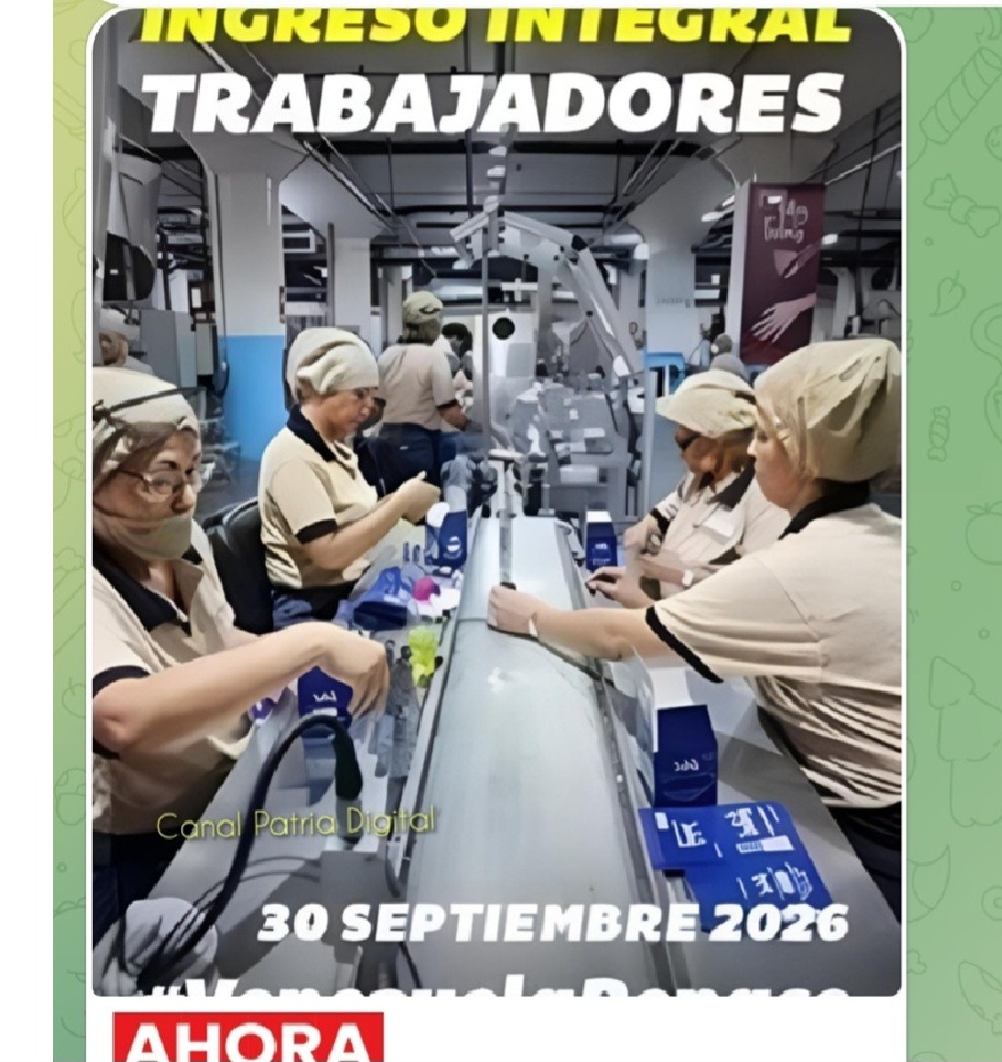 Pagan segunda parte del «Ingreso Integral de los Trabajadores» de septiembre: Aumentó 8,23% en bolívares